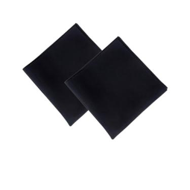 Imagem de Kit Guardanapo de Tecido Preto 35x35cm Mesa Posta (4)