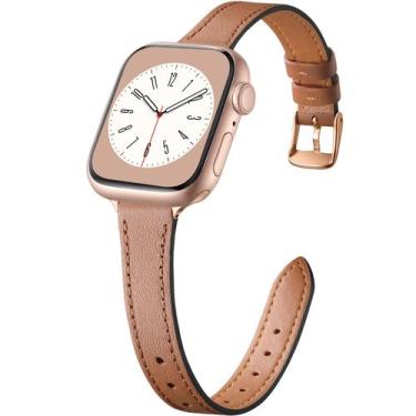 Imagem de Pulseira de relógio Charlam Slim Leather 40 mm 38 mm 41 mm 42 mm 44 mm