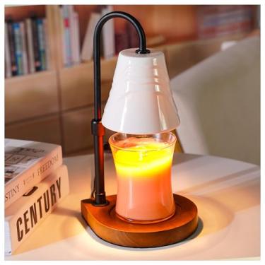 Imagem de BODEVEDOB Aquecedor De Velas Com Temporizador, Aquecedor De Cera Elétrico Com Fragrância Regulável, Decoração Elegante Para Casa, Aquecedor De Derretimento Como Presente De Aniversário Para Mulheres