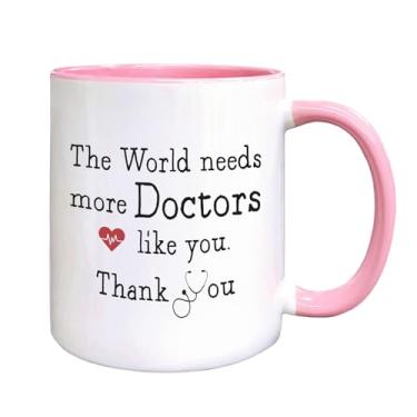 Imagem de QASHWEY Caneca de médico, presentes médicos, canecas de café, presentes de apreciação de médicos, presente de xícara de chá para mulheres e homens, The World Needs More Doctors Like You DoctorCoffee
