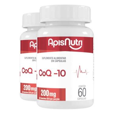 Imagem de Kit 2 Coenzima Q10 Apisnutri 60 Cápsulas
