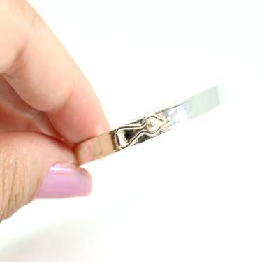 Imagem de Lindo Bracelete Rigido grosso Fio Quadrado Prata Pura - Lojas La&Ny, 1
