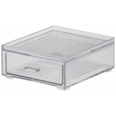 Imagem de Caixa Organizadora Gaveta 12,5X11X5Cm Elegance Ref 1084