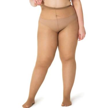 Imagem de Meia calça feminina trifil fio 40 plus size denier 6101, 2XG, NATURAL