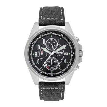 Imagem de Relógio Orient Masculino Cronógrafo MBSNC005 Prata 42mm
