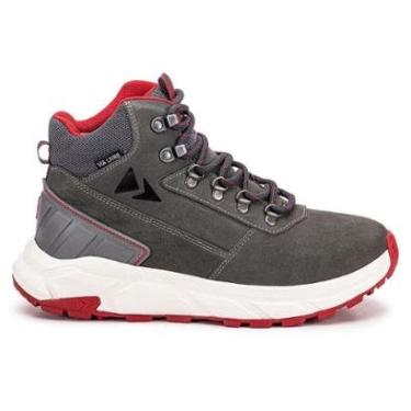 Imagem de Bota Masculina Couro Legítimo Coturno Eva Extra leve Macio Original Trilha-Masculino