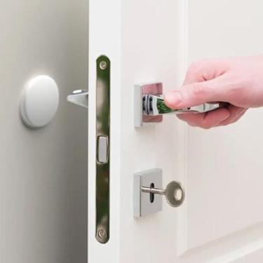 Imagem de Protetor Parede Porta Macaneta Anti-impacto - Comfort Door, Preto