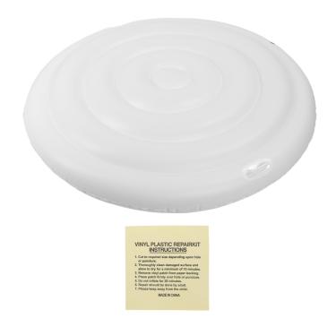 Imagem de Tampa de Banheira de Hidromassagem Inflável de 5,4 Pés, Capa de Hidromassagem Redonda à Prova de Chuva, Capa de Piscina Externa de Pvc Anti -envelhecimento Com Alça, para Casa,