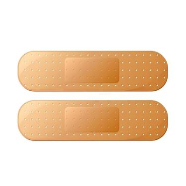 Imagem de Zikefest 2 adesivos de bandaid de carro, 61 x 16,3 cm, adesivos de para-choque de carro gigante, decalque de bandagem grande, adesivos engraçados em forma de band-aid, acessórios de decoração de carro