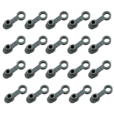 Imagem de RLECS 20 peças de tampas de fivela de vedação de silicone de grau alimentício tampa de proteção contra poeira de vidro para garrafa de água esportiva de 20/850 g e frascos térmicos