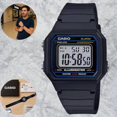 Imagem de Relógio Casio Masculino Digital Quadrado Prova Dagua 50 Metros Esporti