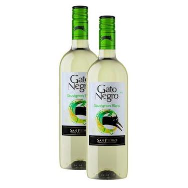 Imagem de kit 2 Vinho Sauvignon Blanc Gato Negro 750ml