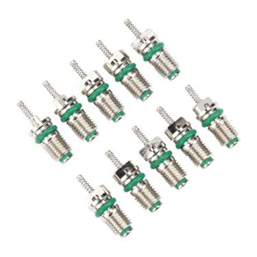 Imagem de Vaveren 10 peças de válvula de serviço de ar condicionado, kit de válvula de retrofit de ar condicionado, peças de reposição, fácil instalação, instalador de, Verde