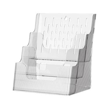 Imagem de Bothyi Organizador de arquivos de parede, organizador de correspondência, suprimentos, porta-revistas vertical, suporte para documentos, cartas, maquiagem, Branco