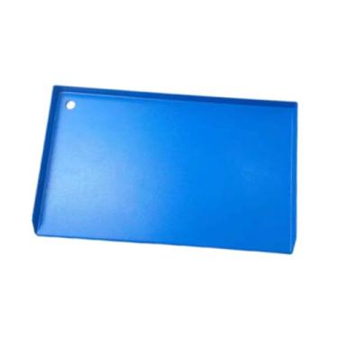 Imagem de Bothyi Painéis laterais de mesa de passar roupa Acessórios de ferro Suporte de tubo compacto e elegante Placa de metal resistente Suporte de tubo de passar