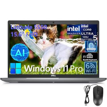 Imagem de Dell Notebook Empresarial Latitude 5550 De 15,6" Com Tela Fhd, Intel Ultra 5 135U (Beat I7-1355U), 32 Gb Ram Ddr5, Ssd 1 Tb, Wi-Fi 6, Bluetooth 5.3, Teclado Retroiluminado, Leitor Impressão Digital,