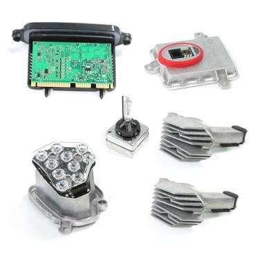 Imagem de ZDKK Kit de módulo LED e reator de xenon 63117316187 LH para BM/*W 5 Series 2011-2013 F10 528i 535i lado esquerdo - Driver de lâmpada HID com barramento CAN sem erros e IP67 à prova d'água