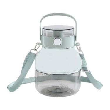 Imagem de DimyFew Liquidificador portátil e espremedor elétrico de 1000ml com canudo, copo espremedor de viagem, liquidificador de fresco para, Verde