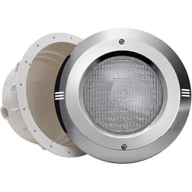 Imagem de Lâmpada De Piscina Led, Iluminação Subaquática Embutida Par56, Superfície De Aço Inoxidável 12v à Prova D'água Ip68 Para Piscina Acima E Abaixo Do Solo, Cold White, 35W