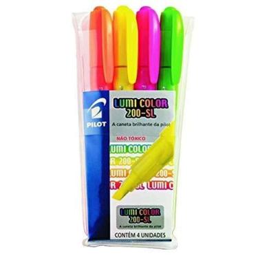 Imagem de Caneta Marca Texto Pilot Lumi Color 4 Cores