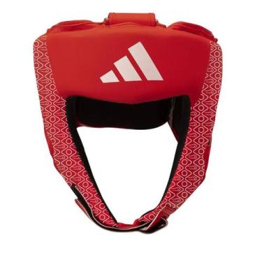 Imagem de Protetor de Cabeça adidas Hybrid50 Head Guard CBBOXE Brasil, Vermelho,
