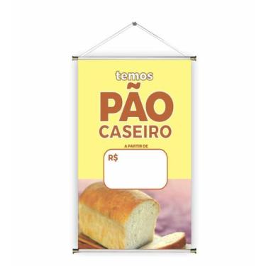 Imagem de Banner pronto Pão Caseiro BA 245 medida 45x70 cm arte pronta