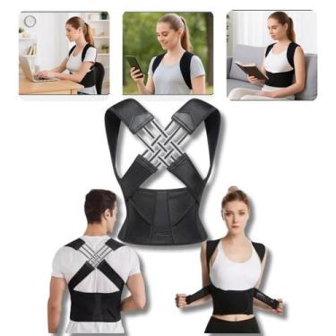Imagem de Kit 5 EPI Cinta Ortopédica Suporte Lombar Correção Postura Coluna EPI 