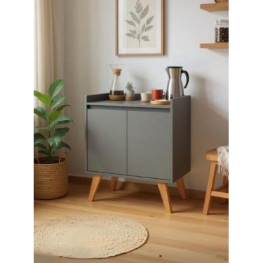 Imagem de Aparador Buffet 60cm Retro Mdf Verde Madri - On Móveis