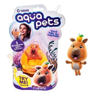 Imagem de Brinquedo AquaPets Interativo Colecionável Cappy Aquático - Multikids