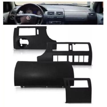 Imagem de Moldura Lateral Central Air Bag Gol Saveiro Parati G3 Preta