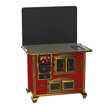 Imagem de Fogao a Lenha Venax n 2 Imperador Vitreo Vermelho SD