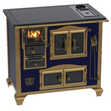 Imagem de Fogao a Lenha Venax n 2 Imperador Premium Caldeira Azul SD
