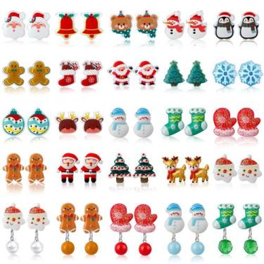 Imagem de Brincos com clipe, presente de Natal DEVIENG, crianças e adolescentes,