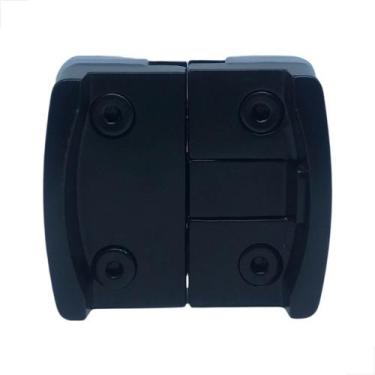 Imagem de Bate Fecha 1570Mini P/ Janela De Blindex V/v Metal - Preto - Mettallfl