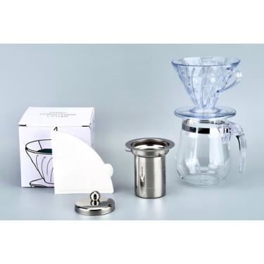 Imagem de Jarro Com Suporte Coador Em Acrilico Para Café Ou Chá - RALEO