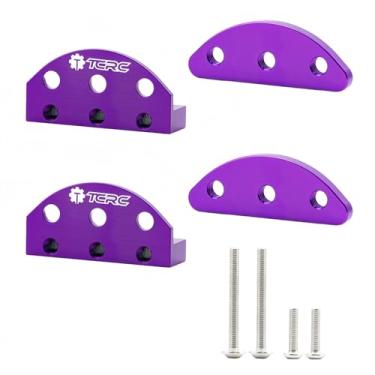 Imagem de TCRC Aluminum Adjustable Front Shock Towers Shock Mount Set Bracket for Axial 1/8 AXP8 Gilamon Trail Buggy Upgrade