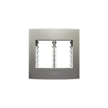 Imagem de Placa 4x4 6 Módulos Inova Pro Class Titanium 85006 Alumbra