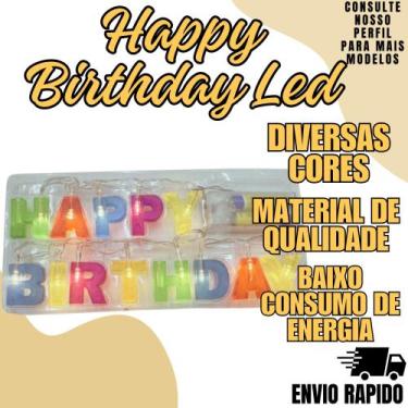 Imagem de Happy Birthday Led Festas Aniversario Eventos - Crgfestas