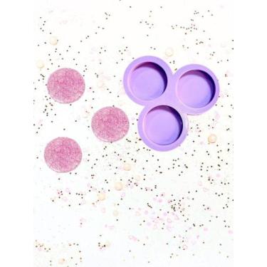 Imagem de R480 molde de silicone círculos 3,5cm 3 cavidades resina - confeitaria