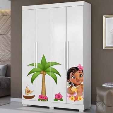 Imagem de Adesivo Para Guarda Roupa Moana Baby - Lojinha Da Luc Adesivos
