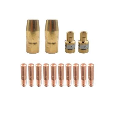 Imagem de Kit Genérico De 14 Peças Consumíveis 0,035" Para Pistola Solda Mig Compatível Com Hobart Handler 190 Welder