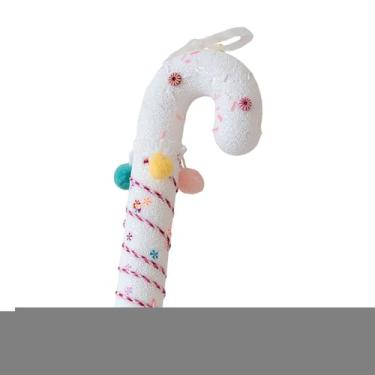 Imagem de Fenteer Enfeite de suspensão para árvore de Natal, decoração leve e doce de Natal, pingente de Natal para suprimentos de festa e festivais, Bengala