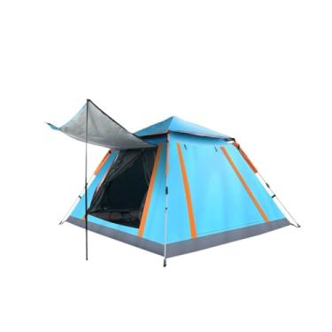 Imagem de Barraca de Acampamento Automática Havaí - 4 Pessoas, 2 Andares (002-verde escuro（3-4）)