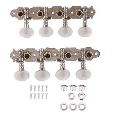 Imagem de Mandolin Votes 4L 4R String Tuning PEGS para Instrumentos de Bandolim Fácil de Instalar Com Equipamento Completo para 8 Strings Mandolines Melhora a Aparência do Instrumento