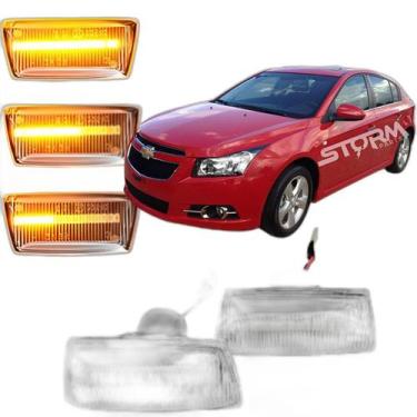 Imagem de Pisca Seta Sequencial Cruze Transparente - Chevrolet