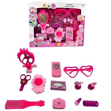 Imagem de Kit Salão De Beleza Infantil E Acessórios Menina 12Pç