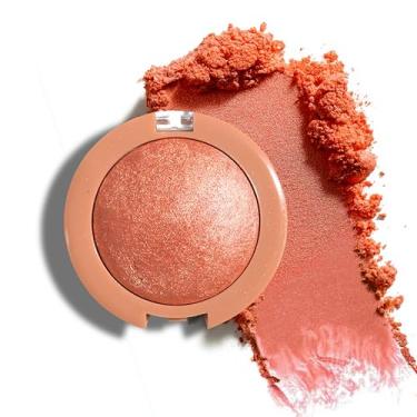 Imagem de MAEPEOR Blush em pó, leve, suave, misturável, blush, sem esforço, acabamento natural, blush, maquiagem facial (03 pêssego)