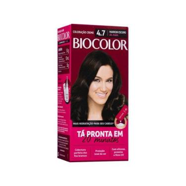 Imagem de Tinta de Cabelo Biocolor Mini Kit Marrom Escuro da Moda 4.7