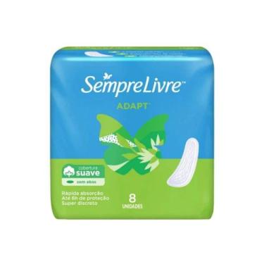 Imagem de Absorvente Sempre Livre Especial Sem Abas Suave Adapt com 8un