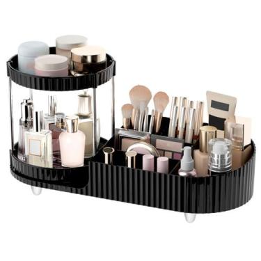 Imagem de Organizador de maquiagem Jywantful Countertop com 360 bandejas giratór